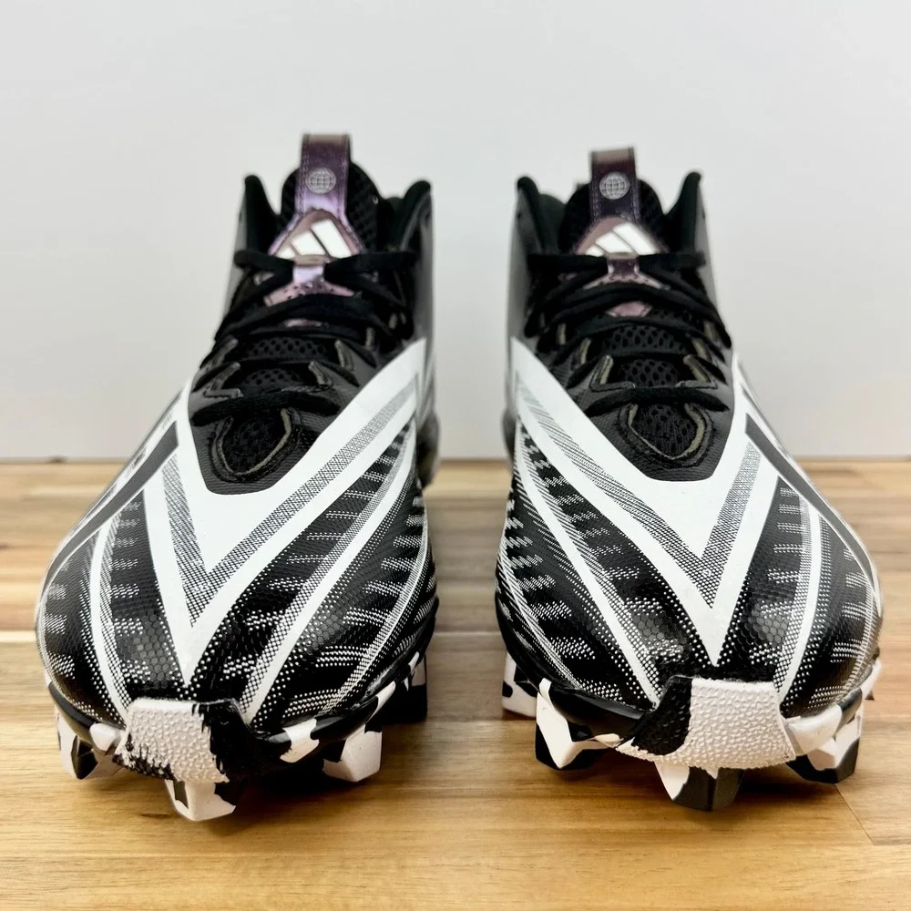 Adidas Freak Spark Football MD 23 Cleats Black White Iridescent Mens 15 - Picture 3 of 10